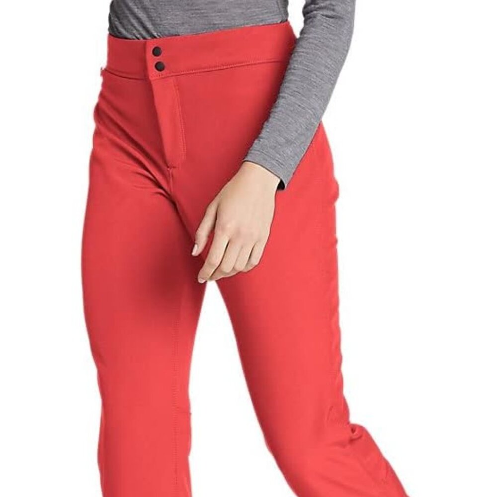 NWT Eddie Bauer Petite Alpenglow Stretch Ski Pants in Inkred